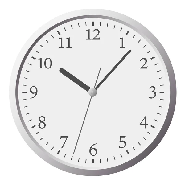 Relógio ícone plano. Conceito de hora mundial . —  Vetores de Stock