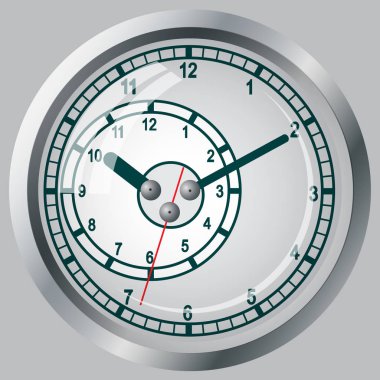 Saat düz simgesi. Dünya saat kavramı.