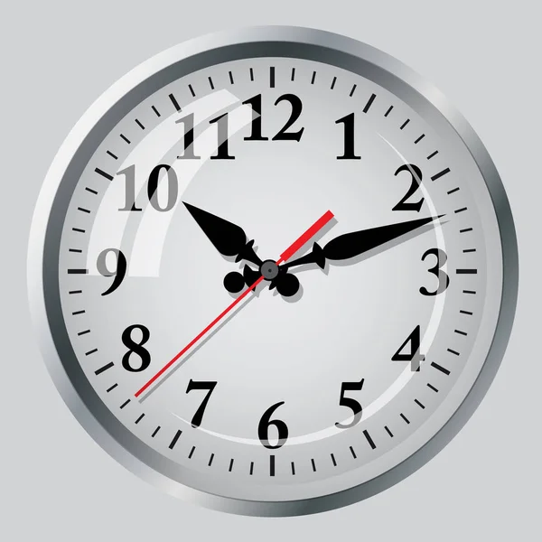 Reloj icono plano. Concepto del tiempo mundial . — Archivo Imágenes Vectoriales
