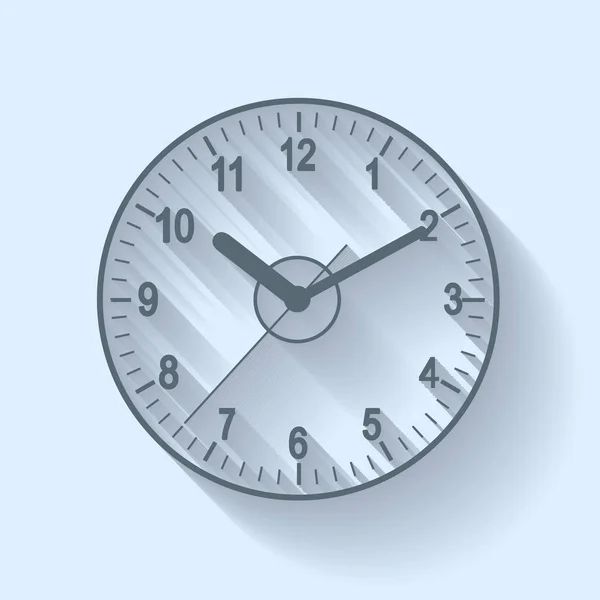 Plochý ikona hodin. Světový čas koncept. — Stockový vektor