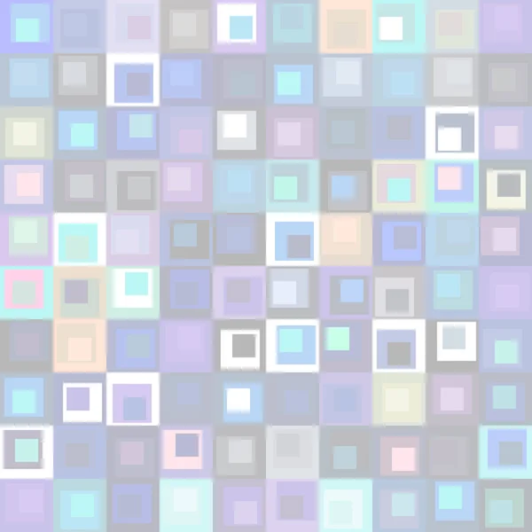 Geometriska sömlösa mönster. Ett mönster består av enkla geometriska former. Olika färger. — Stock vektor