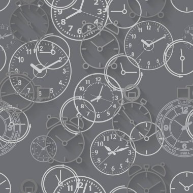 Dikişsiz desen resimleri saatlik oluşur.