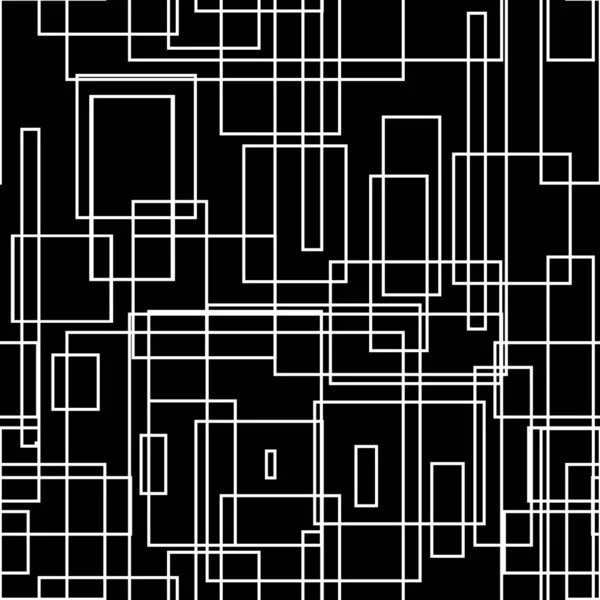 Naadloze geometrische patroon in op-art ontwerp. vector kunst. — Stockvector