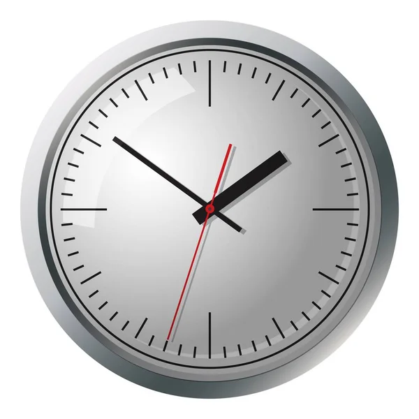时钟图标 世界时间概念 商业背景 网络营销 每日信息图表 — 图库矢量图片