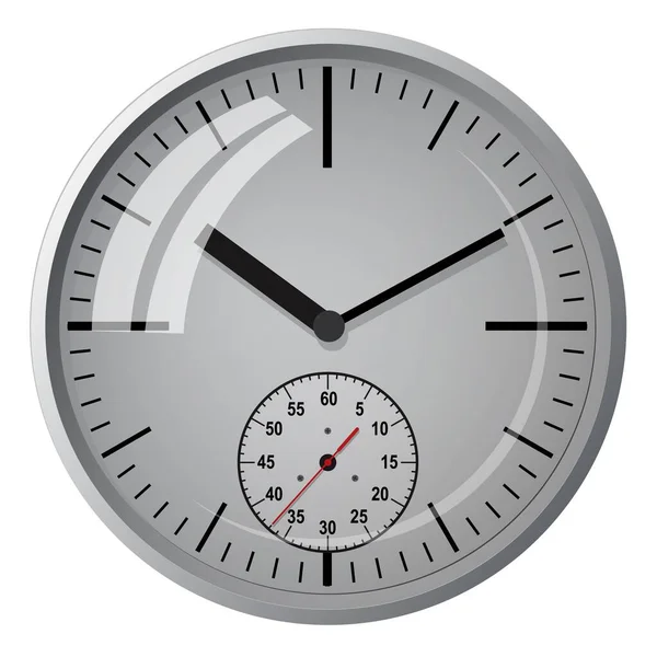Ícone Relógio Conceito Tempo Mundial Antecedentes Marketing Internet Infográfico Diário — Vetor de Stock