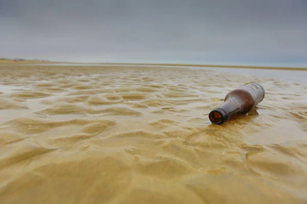 Pláž Nebo Pláži Voda Písek Duny Camber Písky — Stock fotografie