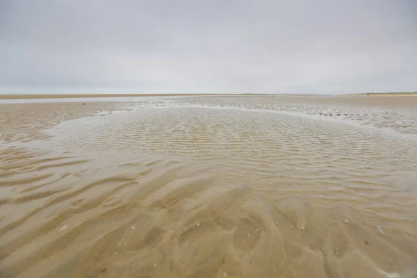 Παραλία Για Την Παραλία Νερό Άμμο Αμμόλοφους Camber Άμμο Royalty Free Εικόνες Αρχείου