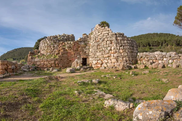 Una Vista Del Complejo Nurágico Palmavera — Foto de Stock