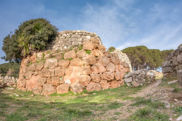 Una Vista Del Complejo Nurágico Palmavera — Foto de Stock