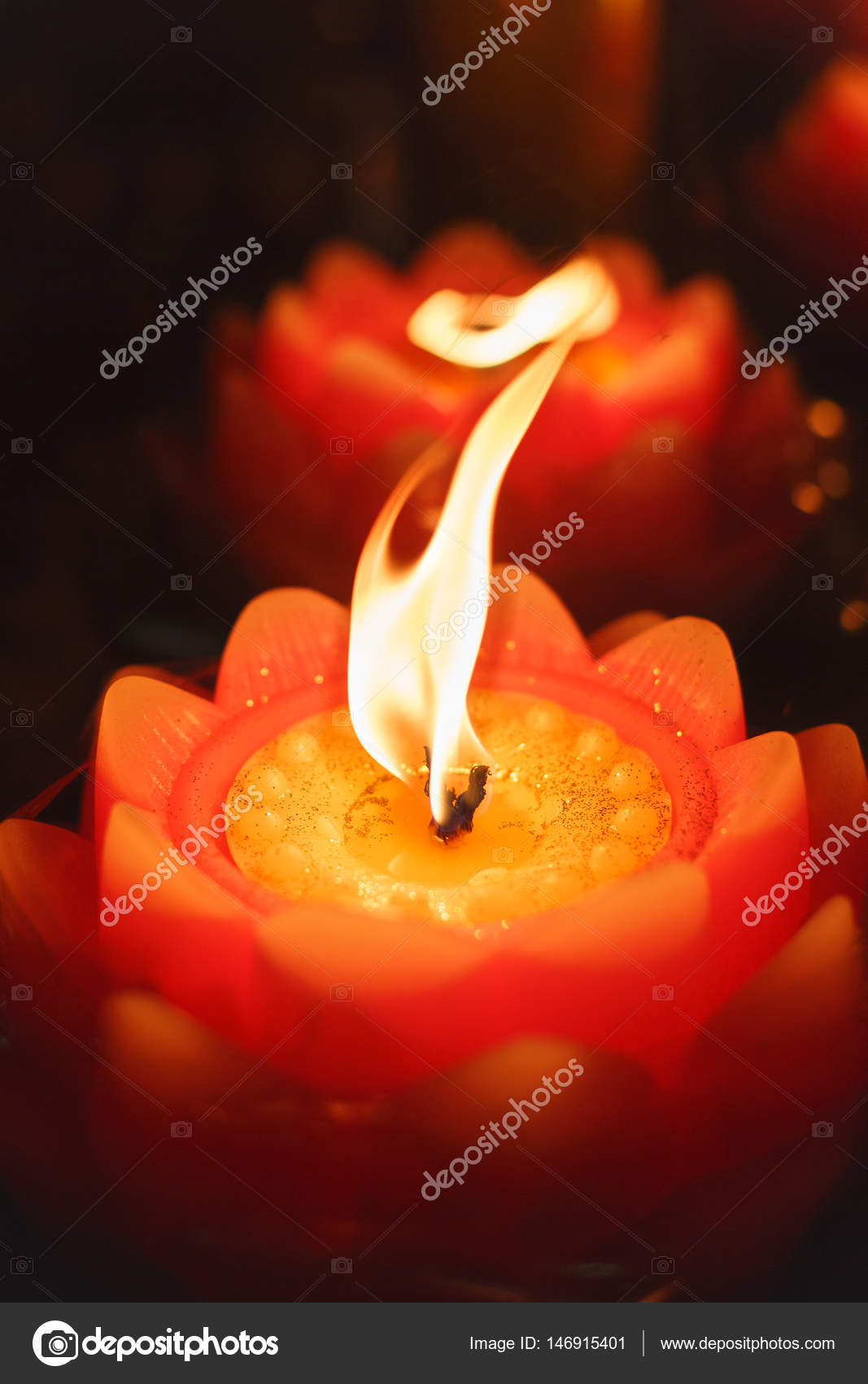 chinese lotus lamp