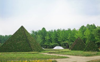 Bahar trainthe oyuncak tren çiçek dolu