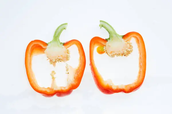 Profile features of red pepper — Stock Photo, Image