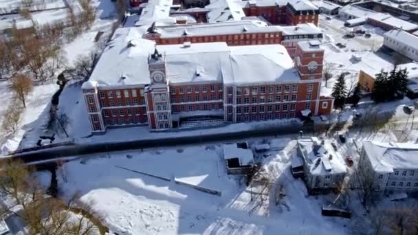 Rusya Drone Ile Yapılan Yegoryevsk Kasaba Havadan Görünümü — Stok video