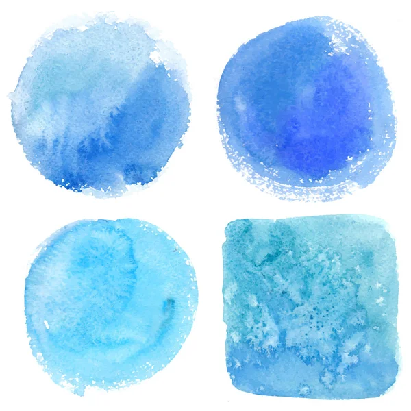 Aquarela blots conjunto —  Vetores de Stock