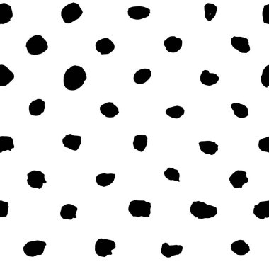 Siyah mürekkeple çizilmiş desen 