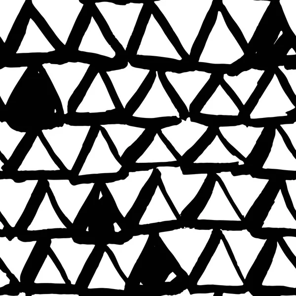 Mönstret ritas i svart bläck — Stock vektor
