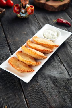 Mini chebureki Kızarmış et köfteleri 