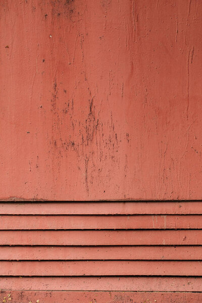 Old dusty painted louver metal texture background, vertical
