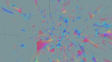 Değil istikrarlı yapısı. Farklı etkinlikler ve projeler için soyut pleksus arka plan. Sorunsuz döngü.