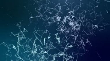 Kameranın yaklaşık iki kümeleri pleksus ağ uçar. Sorunsuz döngü.