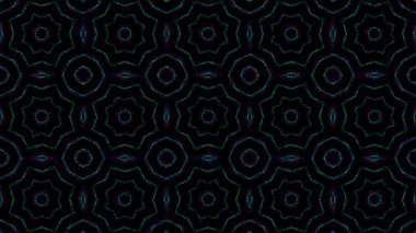 disko kaleidoscopes arka plan animasyonlu parlak neon renkli çizgileri ve geometrik şekiller için müzik klipleri, Vj, Dj, sahne, Led ekranlar, gösteri, events.seamless döngü. Oriental.