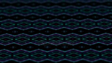 disko kaleidoscopes arka plan animasyonlu parlak neon renkli çizgileri ve geometrik şekiller için müzik klipleri, Vj, Dj, sahne, Led ekranlar, gösteri, events.seamless loop.rhombus