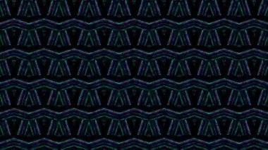 disko kaleidoscopes arka plan animasyonlu parlak neon renkli çizgileri ve geometrik şekiller için müzik klipleri, Vj, Dj, sahne, Led ekranlar, gösteri, events.seamless döngü. Dalga