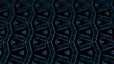 disko kaleidoscopes arka plan animasyonlu parlak neon renkli çizgileri ve geometrik şekiller için müzik klipleri, Vj, Dj, sahne, Led ekranlar, gösteri, events.seamless loop.scales