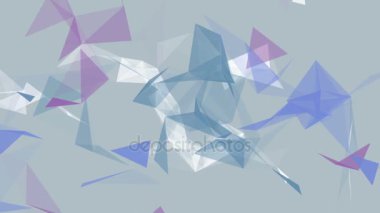 Beyaz soyut teknoloji ve mühendislik pleksus öğeleri .seamless döngü ile hareketli arka plan.