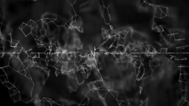 Soyut ağ bağlantı arka plan. Teknoloji ve bağlantı kavramı. Molekül ve iletişim Background.seamless döngü.