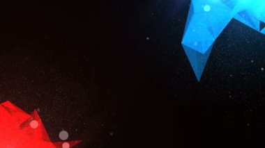 Sinematik parçacıklar Background.seamless loop.the iş yapıları