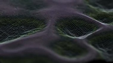 sinematik arka plan. Bilgisayar kraterler. sorunsuz döngü.