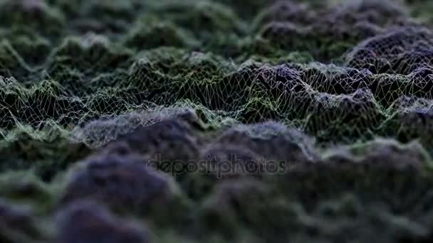 fond cinématographique. Cortex du cerveau. boucle transparente .