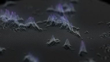 cinematic background. retro future map. seamless loop.