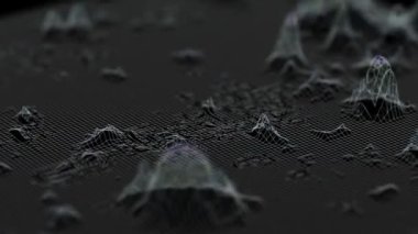 sinematik arka plan. etkileşim alanı yapısında. sorunsuz döngü.