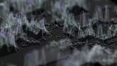 sinematik arka plan. doldurma ve boşaltma bilgi kümeleri. sorunsuz döngü.