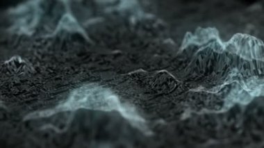 sinematik arka plan. bir yaşam üçgen alanı. sorunsuz döngü.