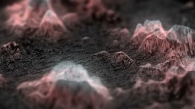 sinematik arka plan. canlı mars. sorunsuz döngü.