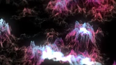 sinematik arka plan. hayatın nefesi. sorunsuz döngü.