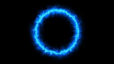 parlak daire. sinematik arka plan.