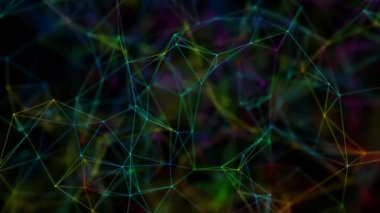 soyut gökkuşağı desen eklemler.