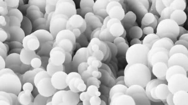 kalktıktan ve beyaz öğeleri düşüyor. sorunsuz döngü.