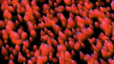 romantik arka plan. Kırmızı parçacıklar aşağı taşı.