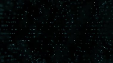 yumuşak organik hareket noktaları. sinematografik arka plan. sorunsuz döngü.