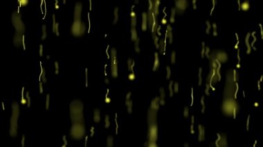 Altın yağmur yavaş yavaş belgili tanımlık perde iner