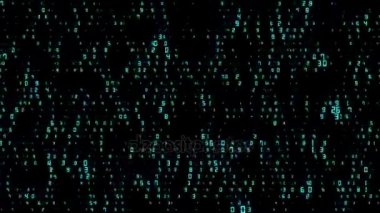 Kalp gibi atan sayılar yatay olarak hareket 2. iş hedefler. sinematik arka plan. sorunsuz döngü.