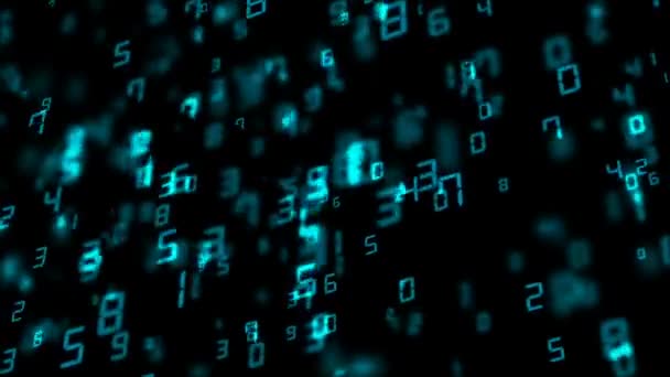 puzzle dans le tableau de fond cinématographique numérique. boucle transparente .