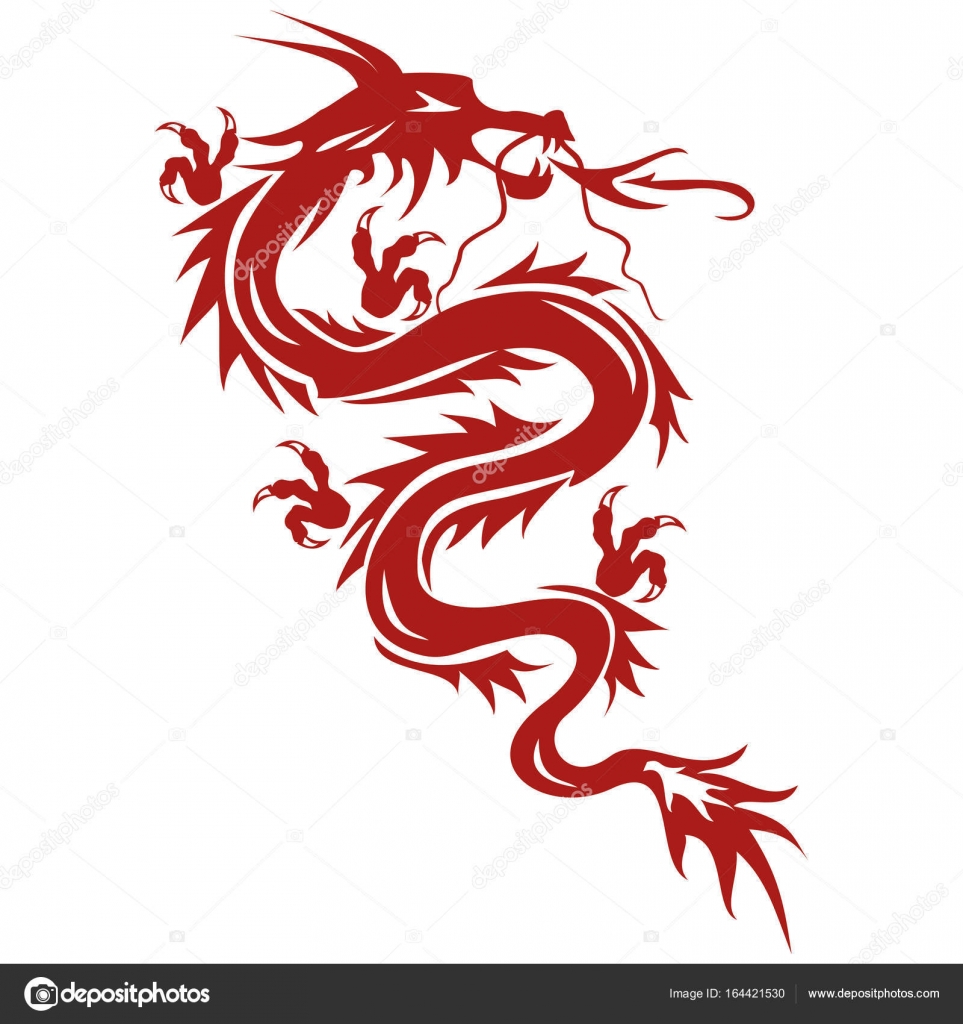 Dragon a symbol of oriental culture — Stock Vector © silvionka 164421530