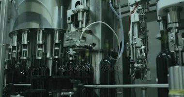 Cam şişeler, şarap şişeleme ekipman endüstriyel hattı