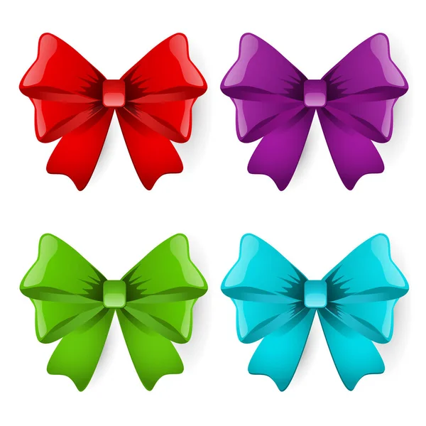 Staple birth to new baby born set of ribbons — Stock Vector